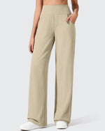 G4Free - Ribbed Knit High Waist Wide Leg Yoga Pants -GF25J650AA-S-GF25J651AA-S-GF25J652AA-S-GF25J650AB-M-GF25J651AB-M