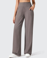 G4Free - Ribbed Knit High Waist Wide Leg Yoga Pants -GF25J650AA-S-GF25J651AA-S-GF25J652AA-S-GF25J650AB-M-GF25J651AB-M