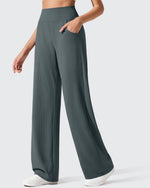 G4Free - Ribbed Knit High Waist Wide Leg Yoga Pants -GF25J650AA-S-GF25J651AA-S-GF25J652AA-S-GF25J650AB-M-GF25J651AB-M