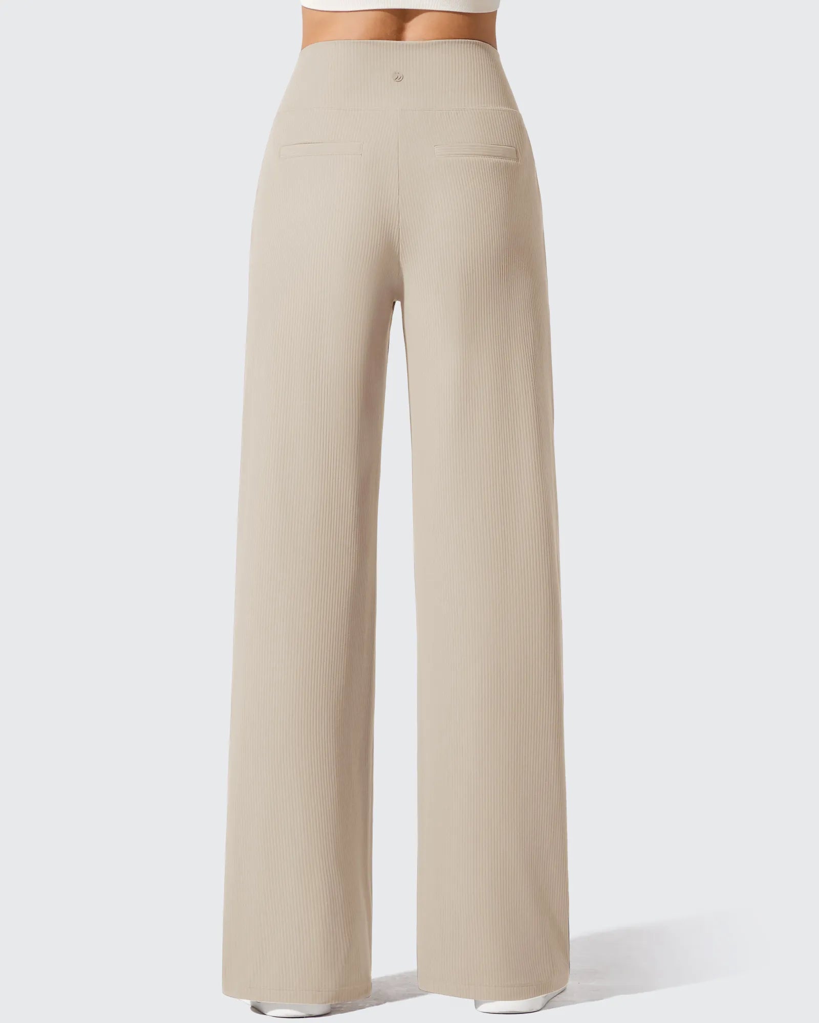 G4Free - Ribbed Knit High Waist Wide Leg Yoga Pants -GF25J650AA-S-GF25J651AA-S-GF25J652AA-S-GF25J650AB-M-GF25J651AB-M