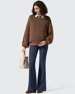 G4Free - Ribbed Maternity Flare Yoga Pants with Pockets -GF25AY587AA-S-GF25AY588AA-S-GF25AY589AA-S-GF25AY587AB-M-GF25AY588AB-M