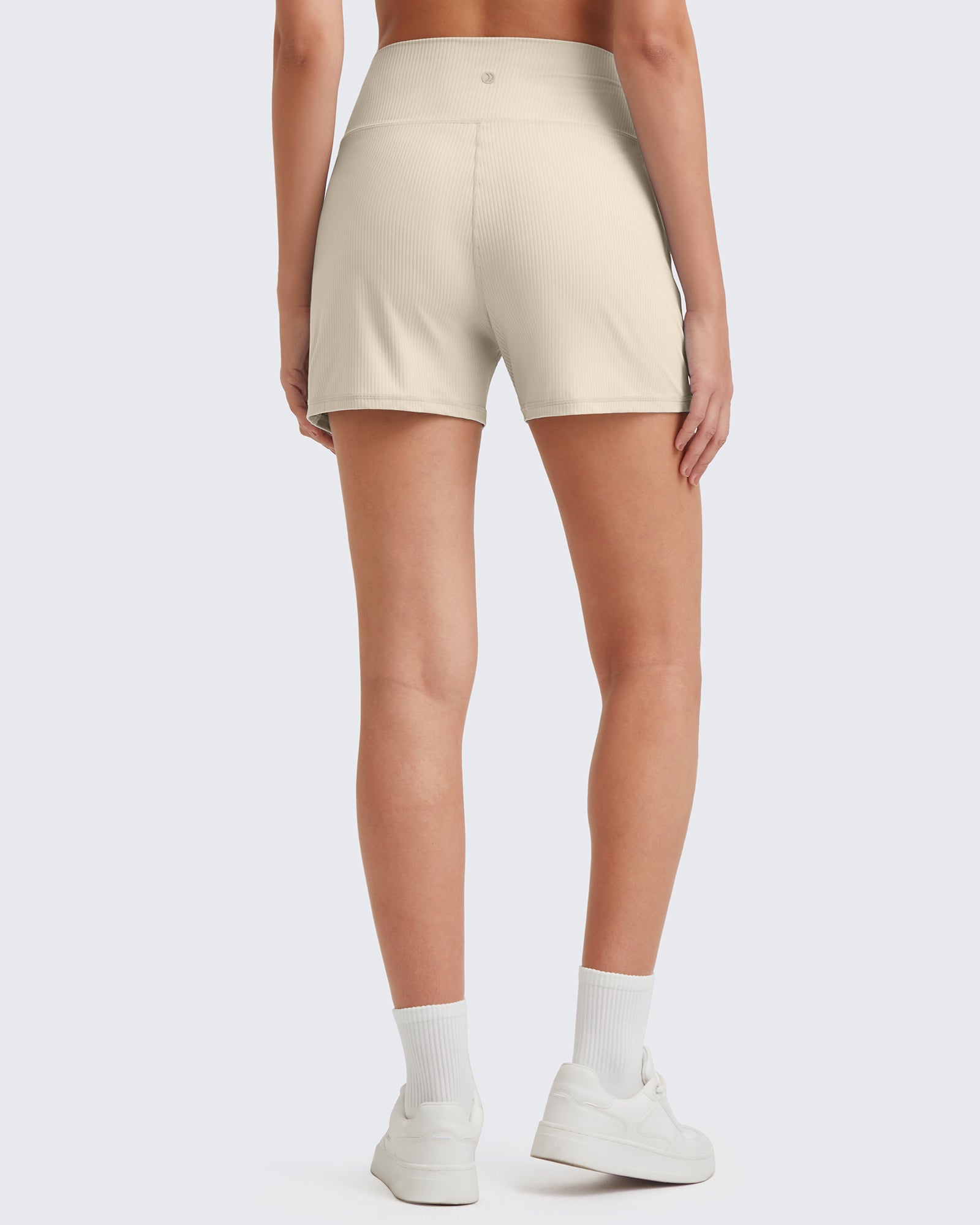 G4Free - Ribbed Mid-Rise Seamless Work Shorts -GF25E314AA-S-GF25E314AB-M-GF25E314AC-L-GF25E314AD-XL-GF25E314AE-XXL