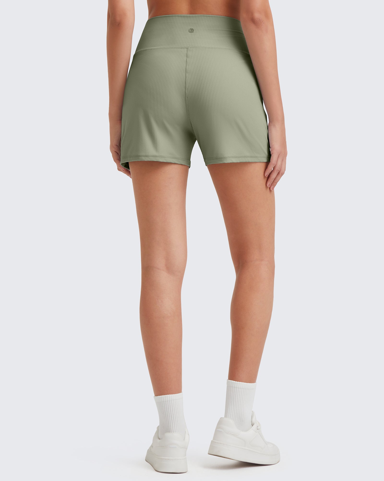 G4Free - Ribbed Mid-Rise Seamless Work Shorts -GF25E314AA-S-GF25E314AB-M-GF25E314AC-L-GF25E314AD-XL-GF25E314AE-XXL