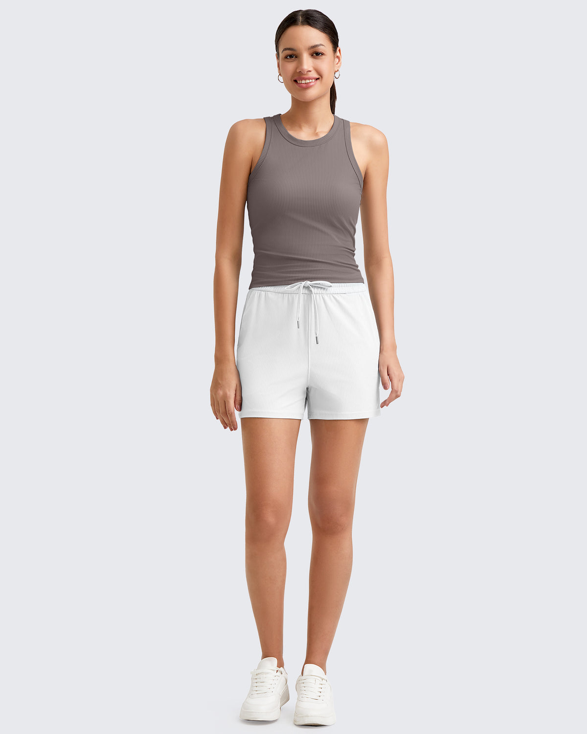 G4Free - Ribbed Slim Racerback Athletic Tanks -GF25B327AA-S-GF25B327AB-M-GF25B327AC-L-GF25B327AD-XL-GF25B327AF-XS