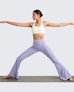 G4Free - Ribbed Tummy Control Flare Yoga Pants -GF25A407AA-S-GF25A408AA-S-GF25A409AA-S-GF25A407AB-M-GF25A408AB-M