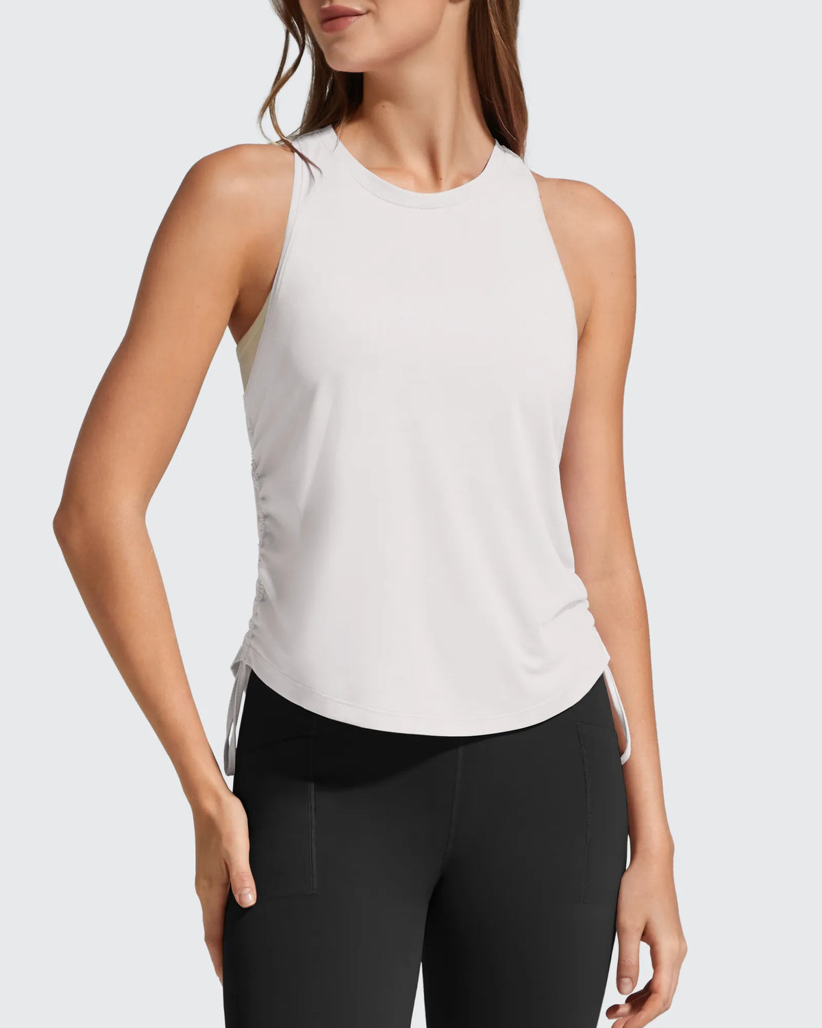 G4Free - Ruch Side High Neck Racerback Muscle Tank Tops -GF26L878I002F-XS-GF26L878I002A-S-GF26L878I002B-M-GF26L878I002C-L-GF26L878I002D-XL