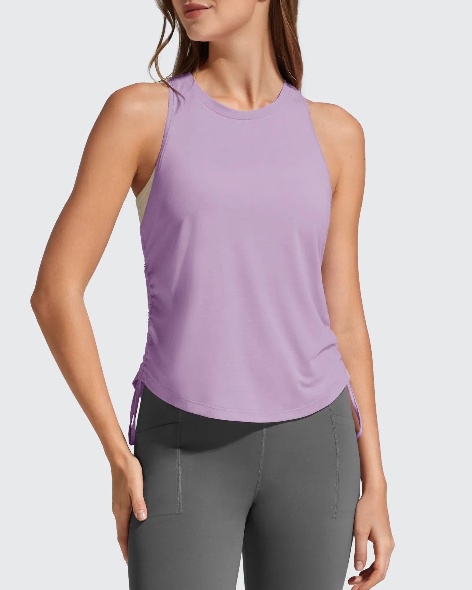 G4Free - Ruch Side High Neck Racerback Muscle Tank Tops -GF26L878I002F-XS-GF26L878I002A-S-GF26L878I002B-M-GF26L878I002C-L-GF26L878I002D-XL