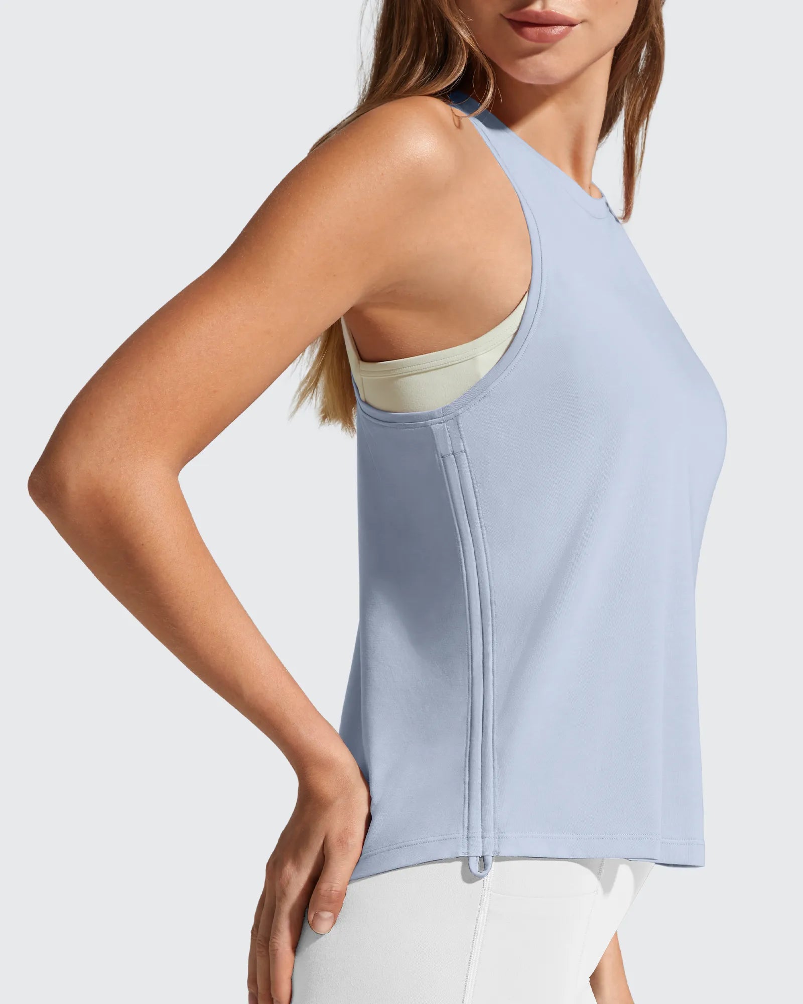 G4Free - Ruch Side High Neck Racerback Muscle Tank Tops -GF26L878I002F-XS-GF26L878I002A-S-GF26L878I002B-M-GF26L878I002C-L-GF26L878I002D-XL