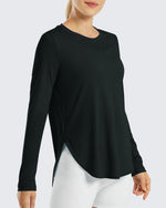 G4Free - Scoop Neck UV Sun Workout Long Sleeve -GF21B003AA-S