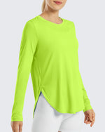 G4Free - Scoop Neck UV Sun Workout Long Sleeve -GF21B003IA-S