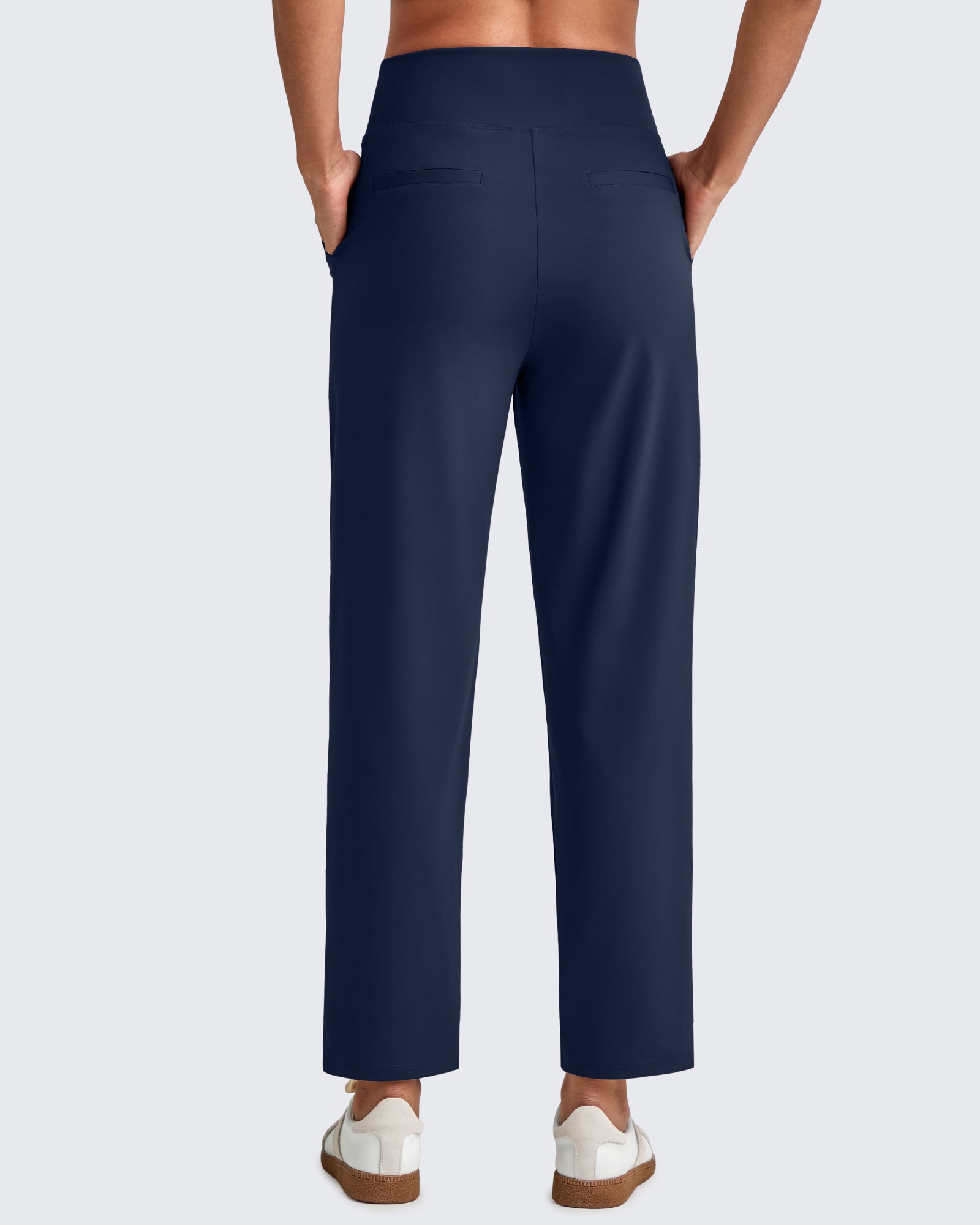 Crop Work Pants – G4Free High-Waist Business Casual Trousers