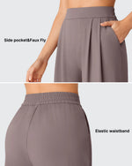 G4Free - ShiftReady Elastic Waist Wide Leg Capri Pants 18'' -GF26J897C007F-XS-GF26J897C007A-S-GF26J897C007B-M-GF26J897C007C-L-GF26J897C007D-XL