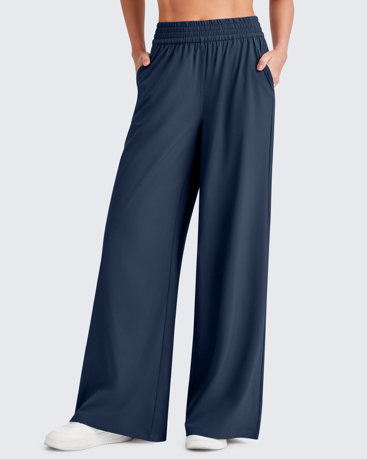 G4Free - ShiftReady Elastic Waistband Wide Leg Work Trousers -GF25J377AA-S