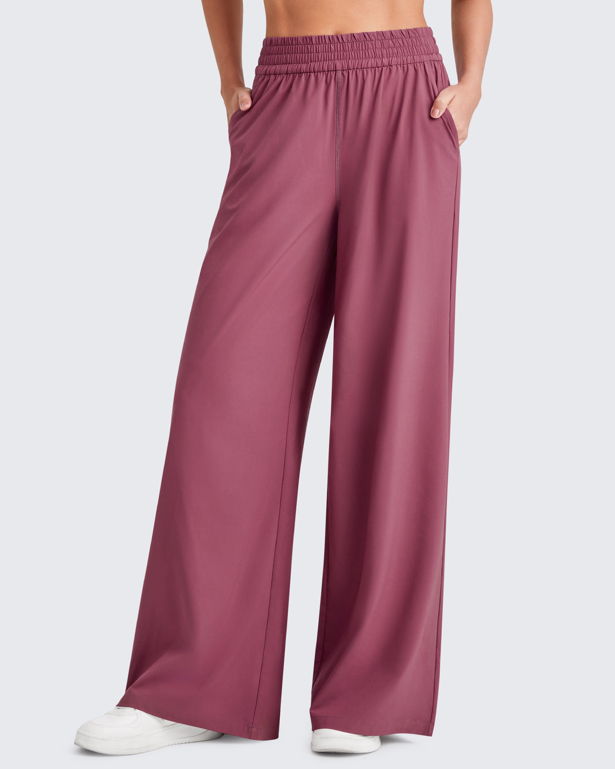 G4Free - ShiftReady Elastic Waistband Wide Leg Work Trousers -GF25J377DA-S