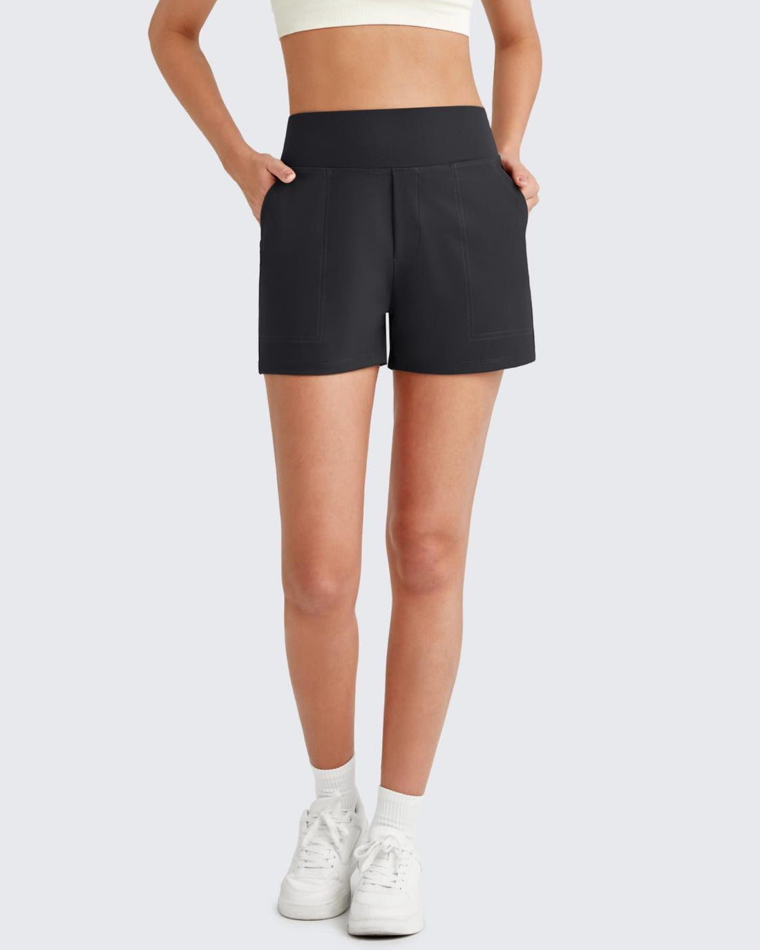 G4Free - ShiftReady High-Rise Business Shorts 3'' -GF25E426AA-S-GF25E426AB-M-GF25E426AC-L-GF25E426AD-XL-GF25E426AE-XXL