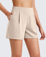 G4Free - ShiftReady High-Rise Pleated Work Shorts 5'' -GF25E395FA-S