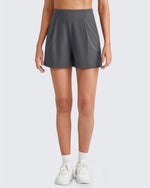 G4Free - ShiftReady High-Rise Pleated Work Shorts 5'' -GF25E395FA-S-GF25E395FB-M-GF25E395FC-L-GF25E395FD-XL-GF25E395FE-XXL