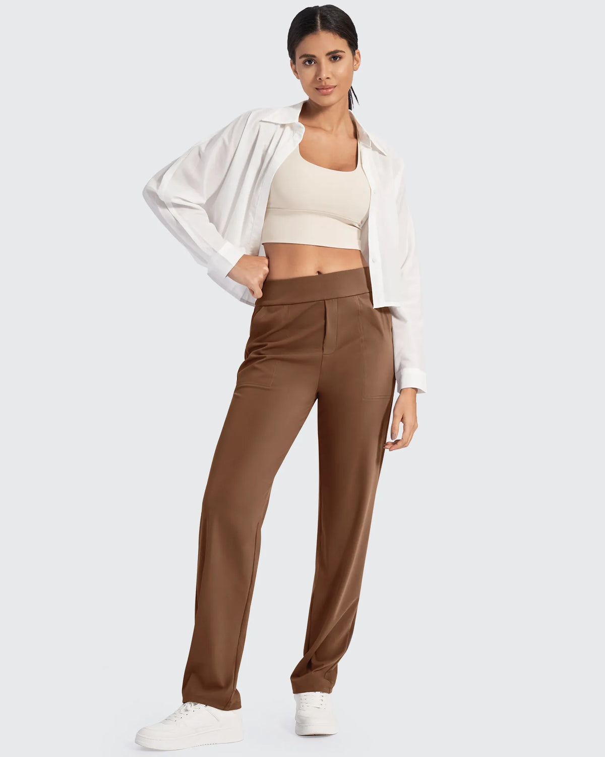 G4Free - ShiftReady High-Waist Straight Dress Pants -GF24D264AA-S-GF24D265AA-S-GF24D266AA-S-GF24D264AB-M-GF24D265AB-M