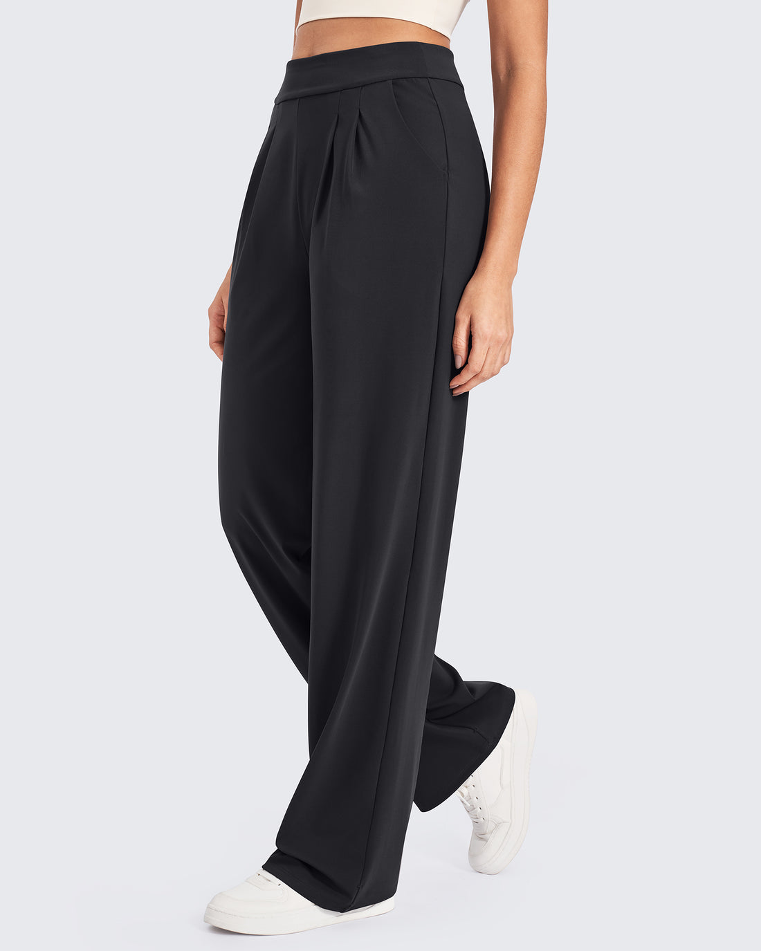 G4Free - ShiftReady High-Waist Work Wide Leg Pants -GF24J227AA-S-GF24J228AA-S-GF24J229AA-S-GF24J227AB-M-GF24J228AB-M