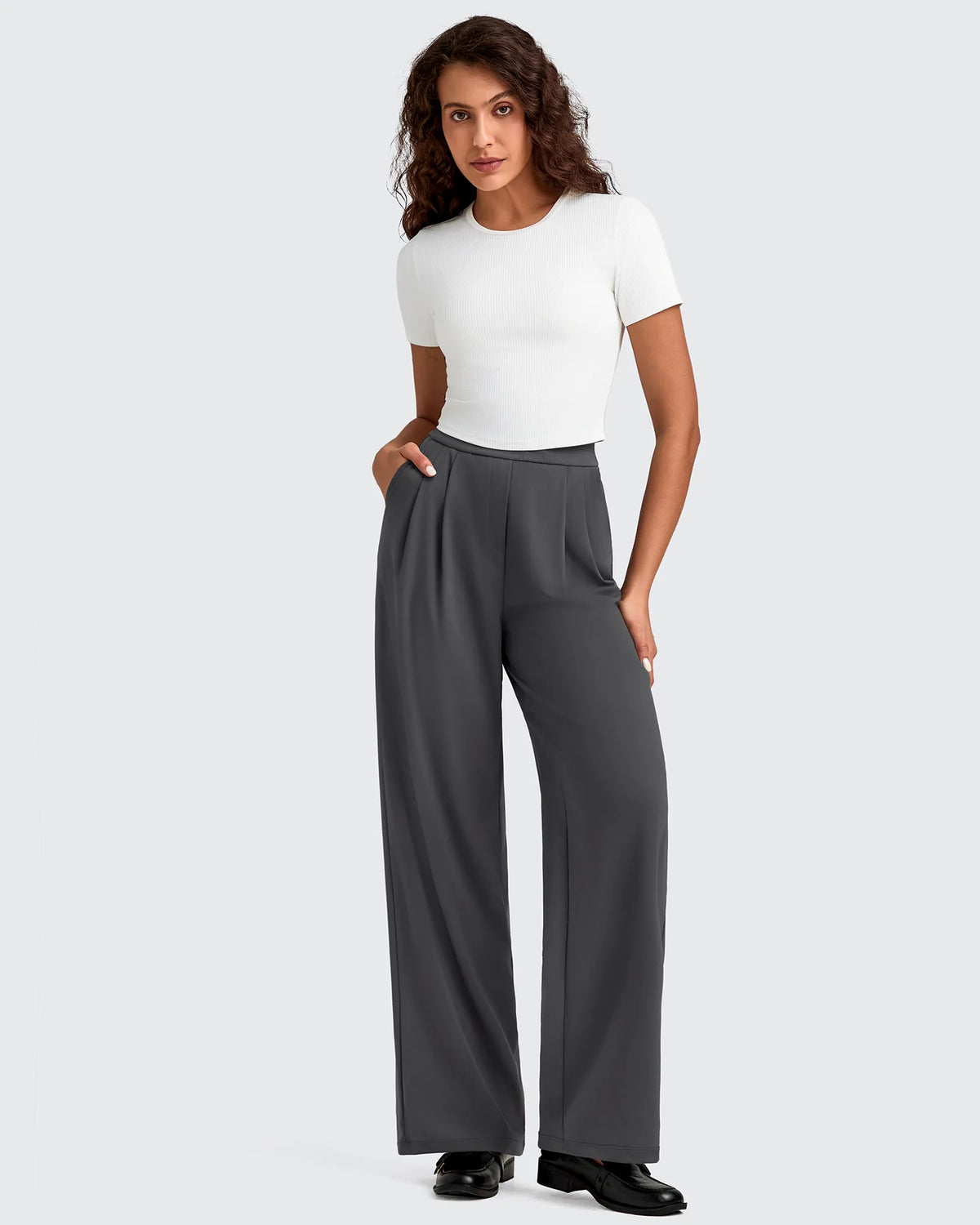 G4Free - ShiftReady High Waisted Dressy Casual Trousers -GF25J513AA-S-GF25J514AA-S-GF25J515AA-S-GF25J513AB-M-GF25J514AB-M