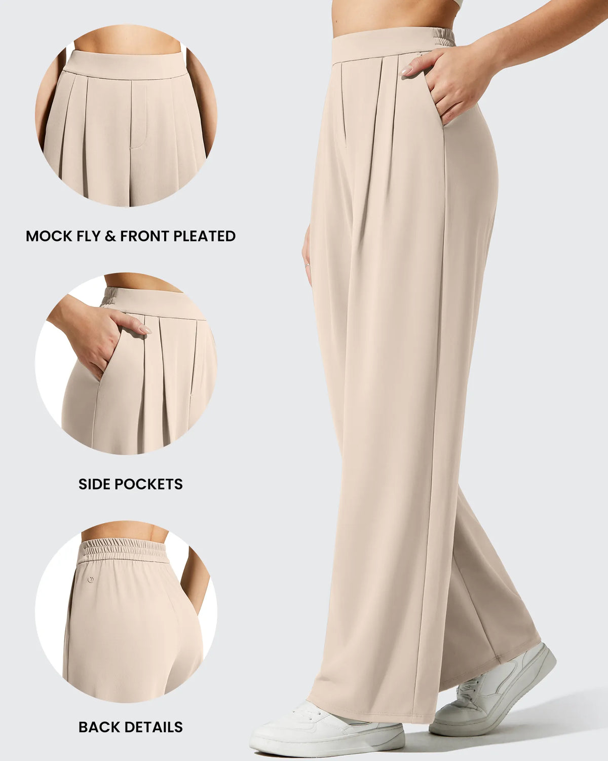 G4Free - ShiftReady High Waisted Dressy Casual Trousers -GF25J513AA-S-GF25J514AA-S-GF25J515AA-S-GF25J513AB-M-GF25J514AB-M