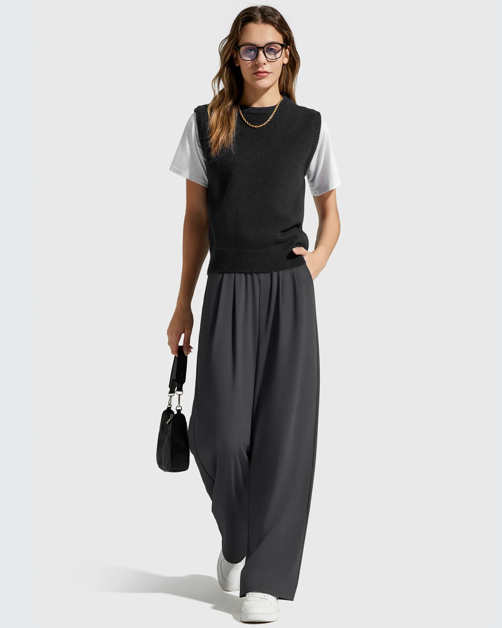 G4Free - ShiftReady High Waisted Dressy Casual Trousers -GF25J513AA-S-GF25J514AA-S-GF25J515AA-S-GF25J513AB-M-GF25J514AB-M