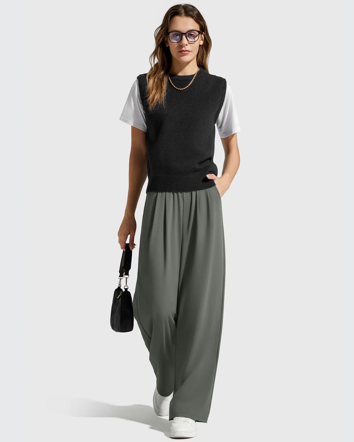 G4Free - ShiftReady High Waisted Dressy Casual Trousers -GF25J513AA-S-GF25J514AA-S-GF25J515AA-S-GF25J513AB-M-GF25J514AB-M