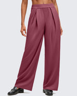 G4Free - ShiftReady Lightweight Front Pleat Wide Leg Pants -GF25J353DA-S