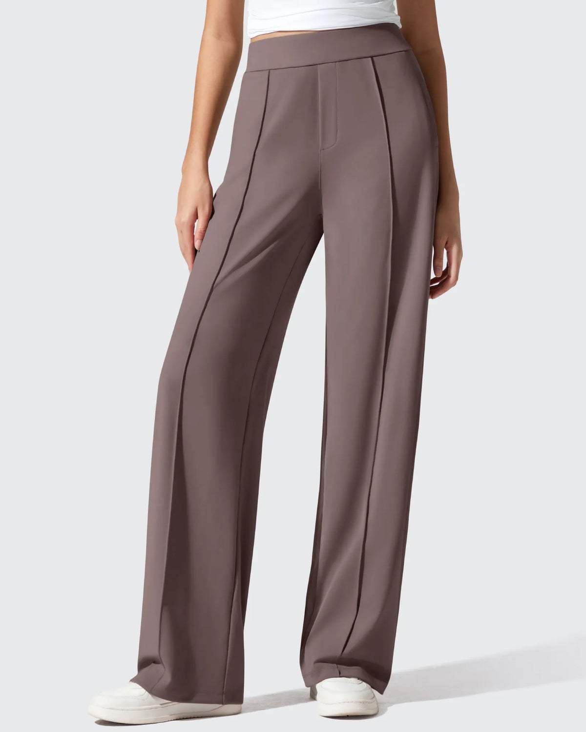 G4Free - ShiftReady Pockets Elastic Band Wide Leg Work Pants -GF25J691AA-S