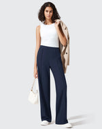 G4Free - ShiftReady Pockets Elastic Band Wide Leg Work Pants -GF25J691AA-S-GF25J692AA-S-GF25J693AA-S-GF25J691AB-M-GF25J692AB-M