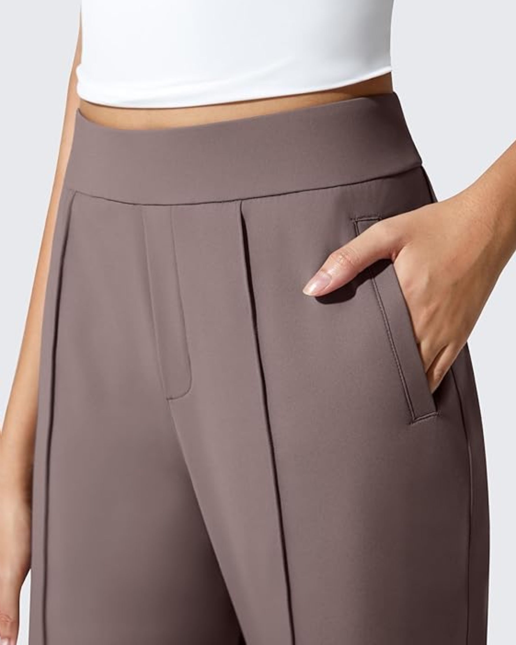 G4Free - ShiftReady Pockets Elastic Band Wide Leg Work Pants -GF25J691AA-S-GF25J692AA-S-GF25J693AA-S-GF25J691AB-M-GF25J692AB-M