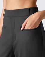 G4Free - ShiftReady Slit Pockets Elastic Waist Straight Leg Work Pants -GF25D541AF-XS-GF25D542AF-XS-GF25D543AF-XS-GF25D541AA-S-GF25D542AA-S