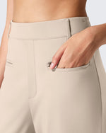 G4Free - ShiftReady Slit Pockets Elastic Waist Straight Leg Work Pants -GF25D541AF-XS-GF25D542AF-XS-GF25D543AF-XS-GF25D541AA-S-GF25D542AA-S