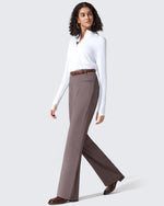 G4Free - ShiftReady Slit Pockets Elastic Waist Straight Leg Work Pants -GF25D541AF-XS-GF25D542AF-XS-GF25D543AF-XS-GF25D541AA-S-GF25D542AA-S