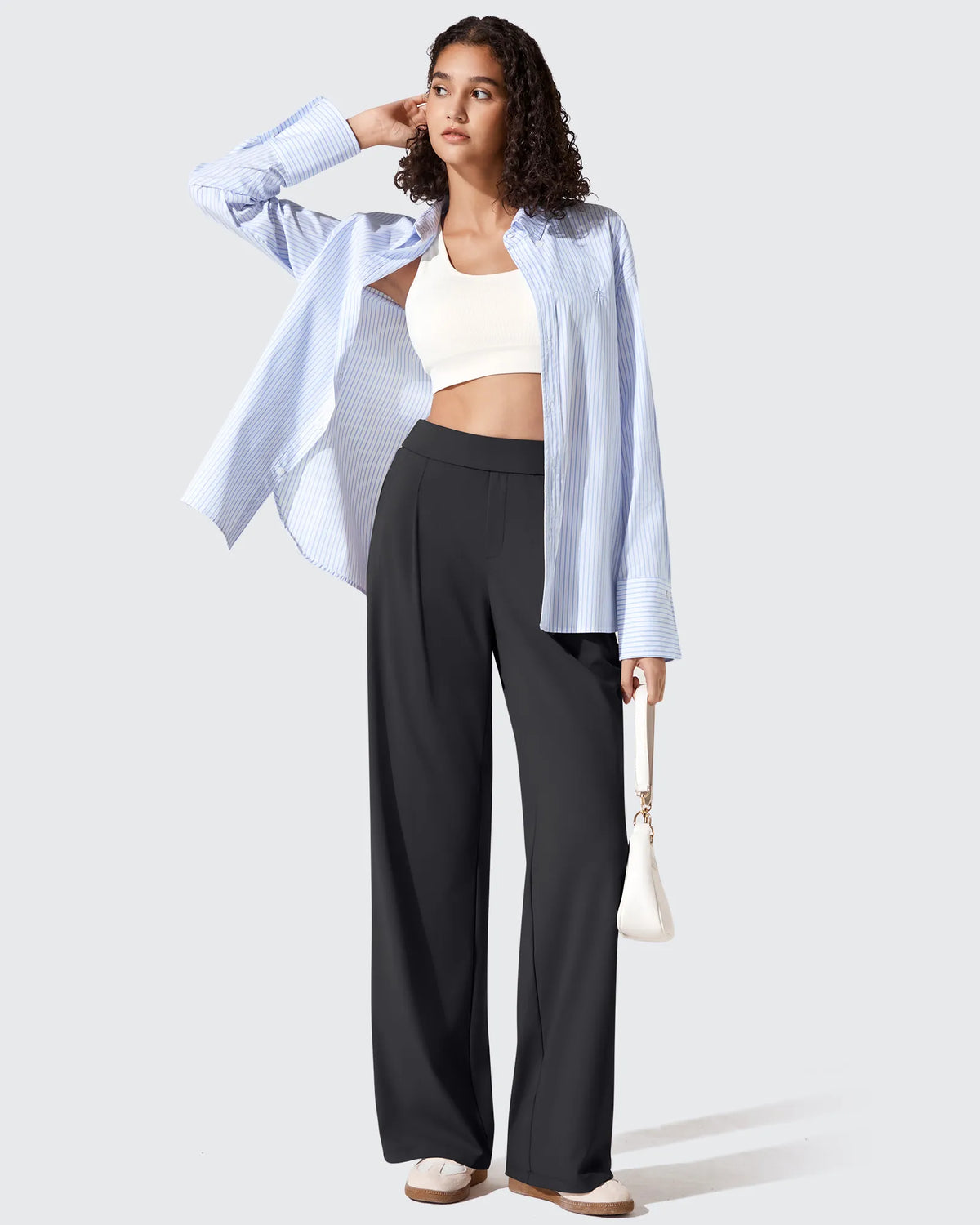 G4Free - ShiftReady Two Front Pleated Wide Leg Dress Pants -GF25J677AF-XS-GF25J678AF-XS-GF25J679AF-XS-GF25J677AA-S-GF25J678AA-S