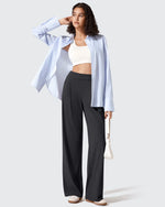 G4Free - ShiftReady Two Front Pleated Wide Leg Dress Pants -GF25J677AF-XS-GF25J678AF-XS-GF25J679AF-XS-GF25J677AA-S-GF25J678AA-S