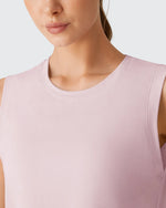 G4Free - Side Slits Loose Fit High Neck Athletic Tanks -GF26L858D016F-XS-GF26L858D016A-S-GF26L858D016B-M-GF26L858D016C-L-GF26L858D016D-XL