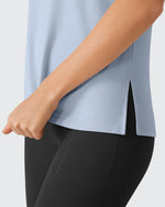 G4Free - Side Slits Loose Fit High Neck Athletic Tanks -GF26L858D016F-XS-GF26L858D016A-S-GF26L858D016B-M-GF26L858D016C-L-GF26L858D016D-XL