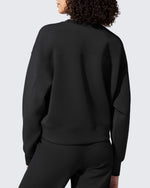 G4Free - Smoofit Crewneck Pullover Loose Sweatshirts -GF25F431AF-XS-GF25F431AA-S-GF25F431AB-M-GF25F431AC-L-GF25F431AD-XL