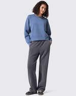 G4Free - Smoofit Crewneck Pullover Loose Sweatshirts -GF25F431AF-XS-GF25F431AA-S-GF25F431AB-M-GF25F431AC-L-GF25F431AD-XL