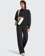 G4Free - Smoofit Elastic Drawstring Fleece Lined Wide Leg Sweatpants -GF25J723AA-S-GF25J724AA-S-GF25J725AA-S-GF25J723AB-M-GF25J724AB-M