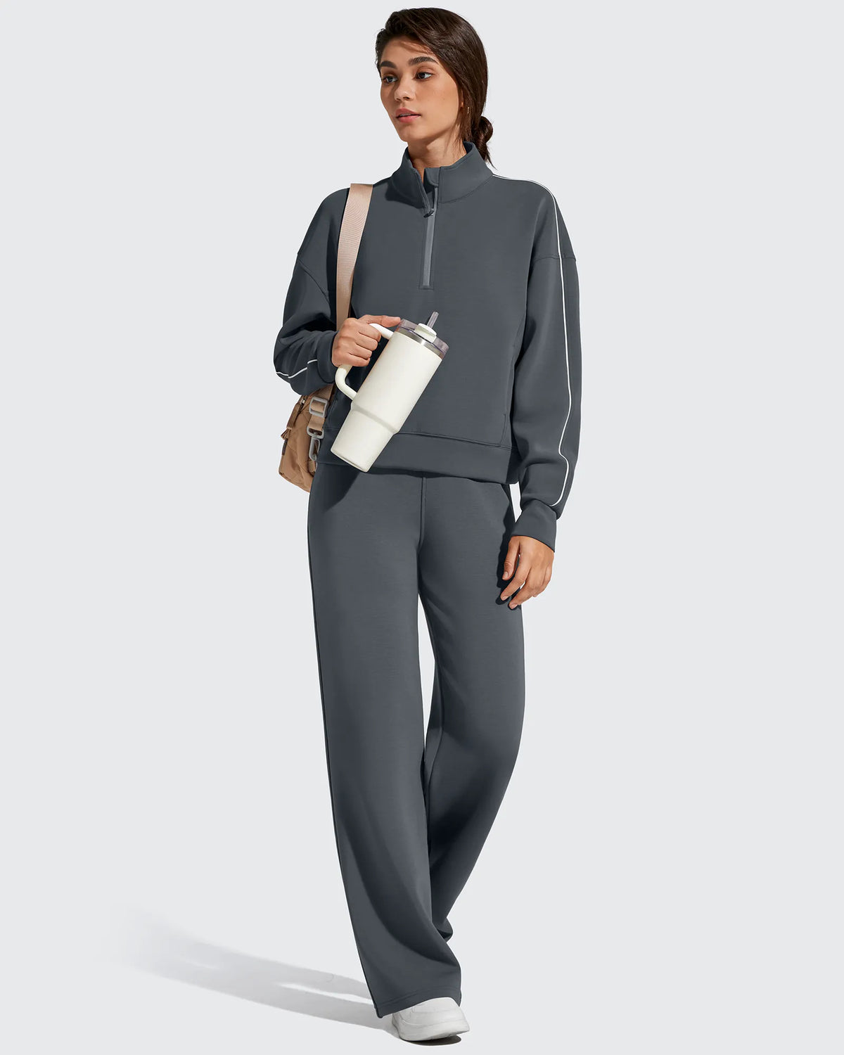 G4Free - Smoofit Elastic Drawstring Fleece Lined Wide Leg Sweatpants -GF25J723AA-S-GF25J724AA-S-GF25J725AA-S-GF25J723AB-M-GF25J724AB-M