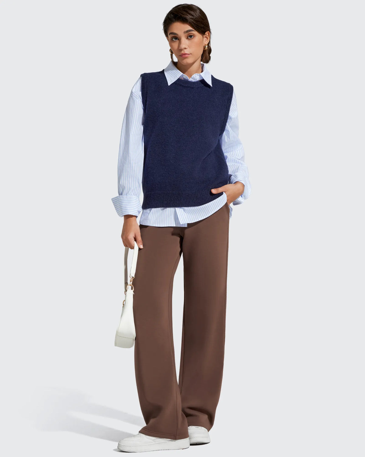 G4Free - Smoofit Elastic Drawstring Fleece Lined Wide Leg Sweatpants -GF25J723AA-S-GF25J724AA-S-GF25J725AA-S-GF25J723AB-M-GF25J724AB-M