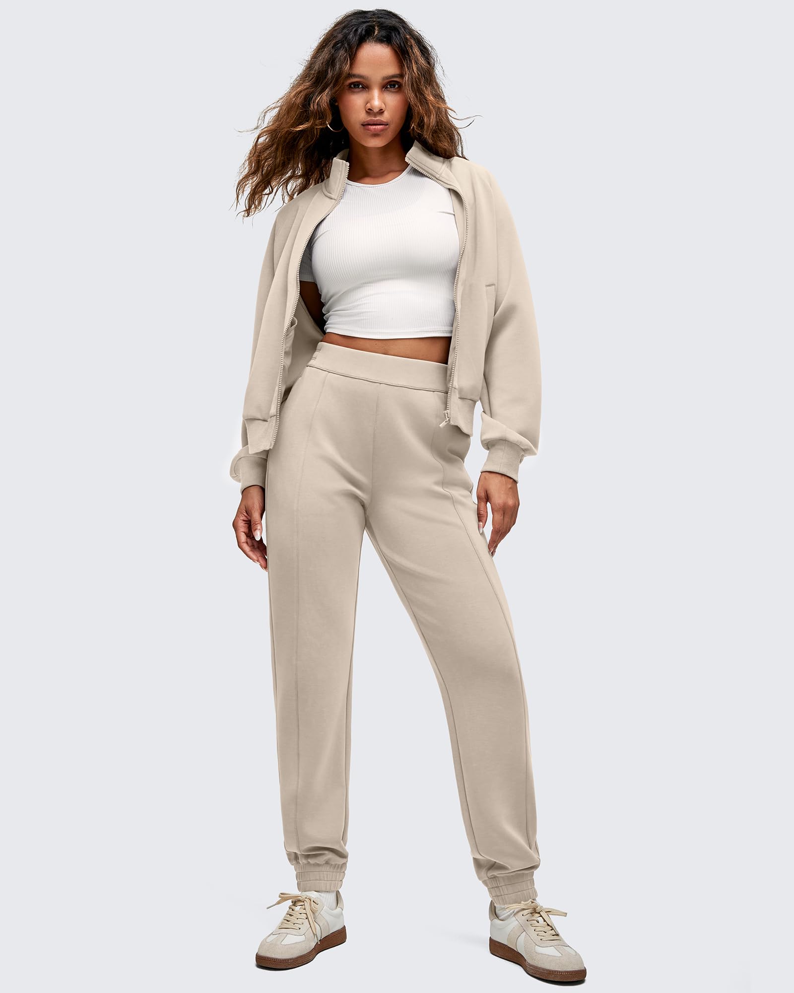 G4Free - Smoofit Elastic Waist Pull Pockets Joggers Pants -GF25D552AF-XS-GF25D553AF-XS-GF25D554AF-XS-GF25D552AA-S-GF25D553AA-S