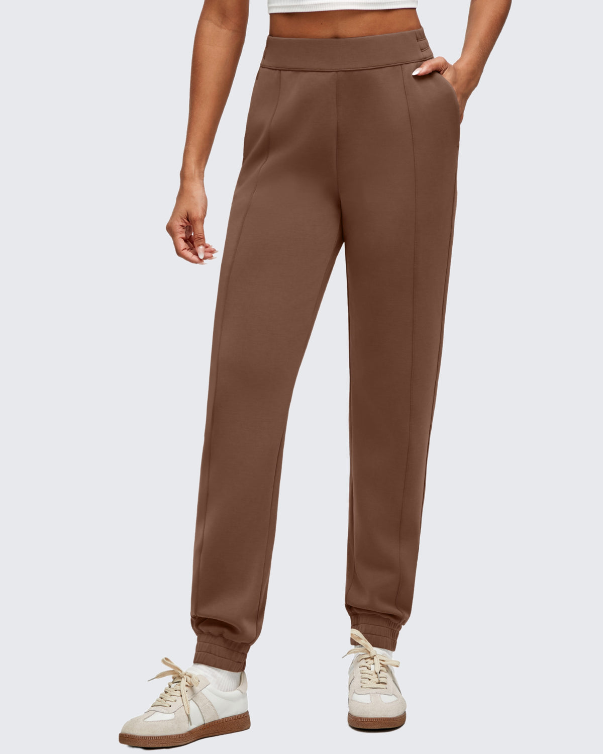 G4Free - Smoofit Elastic Waist Pull Pockets Joggers Pants -GF25D552AF-XS-GF25D553AF-XS-GF25D554AF-XS-GF25D552AA-S-GF25D553AA-S