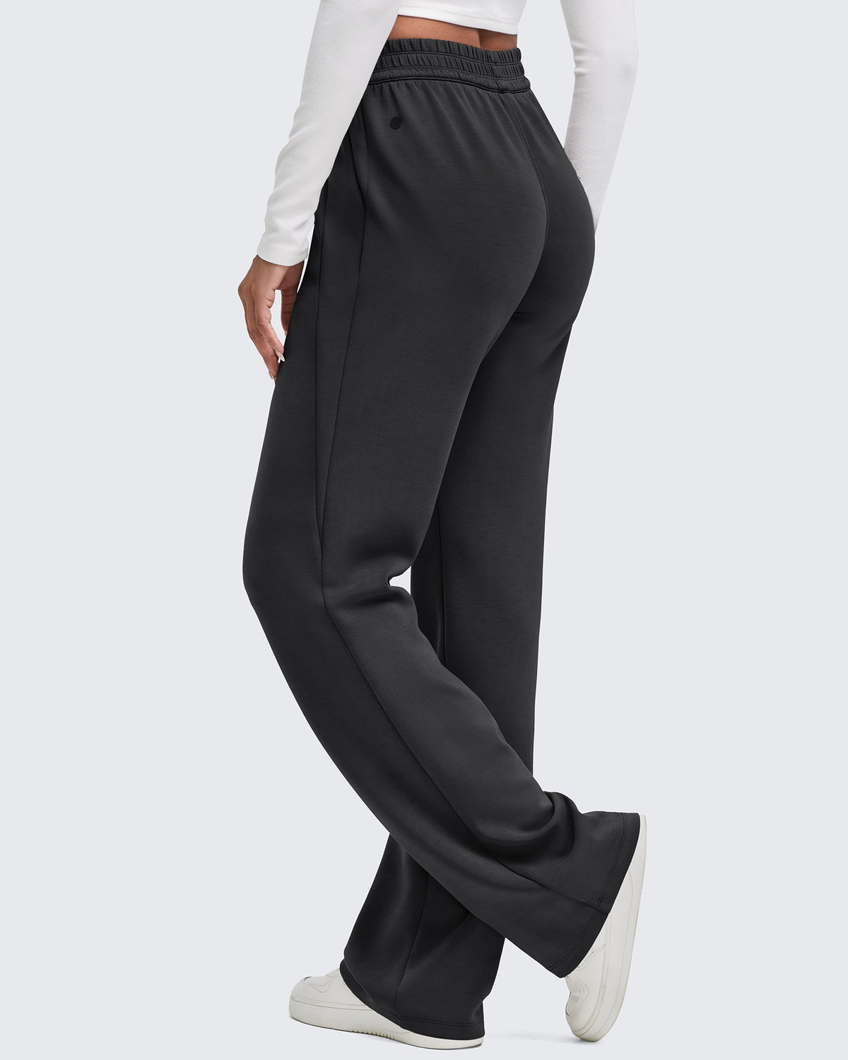 G4Free - Smoofit Elastic-Waist Wide Leg Sweatpants Petite -GF25J509AA-S