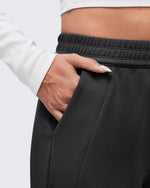 G4Free - Smoofit Elastic-Waist Wide Leg Sweatpants Petite -GF25J509AA-S