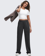 G4Free - Smoofit Elastic-Waist Wide Leg Sweatpants Petite -GF25J509AA-S