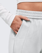 G4Free - Smoofit Elastic-Waist Wide Leg Sweatpants Petite -GF25J509AA-S