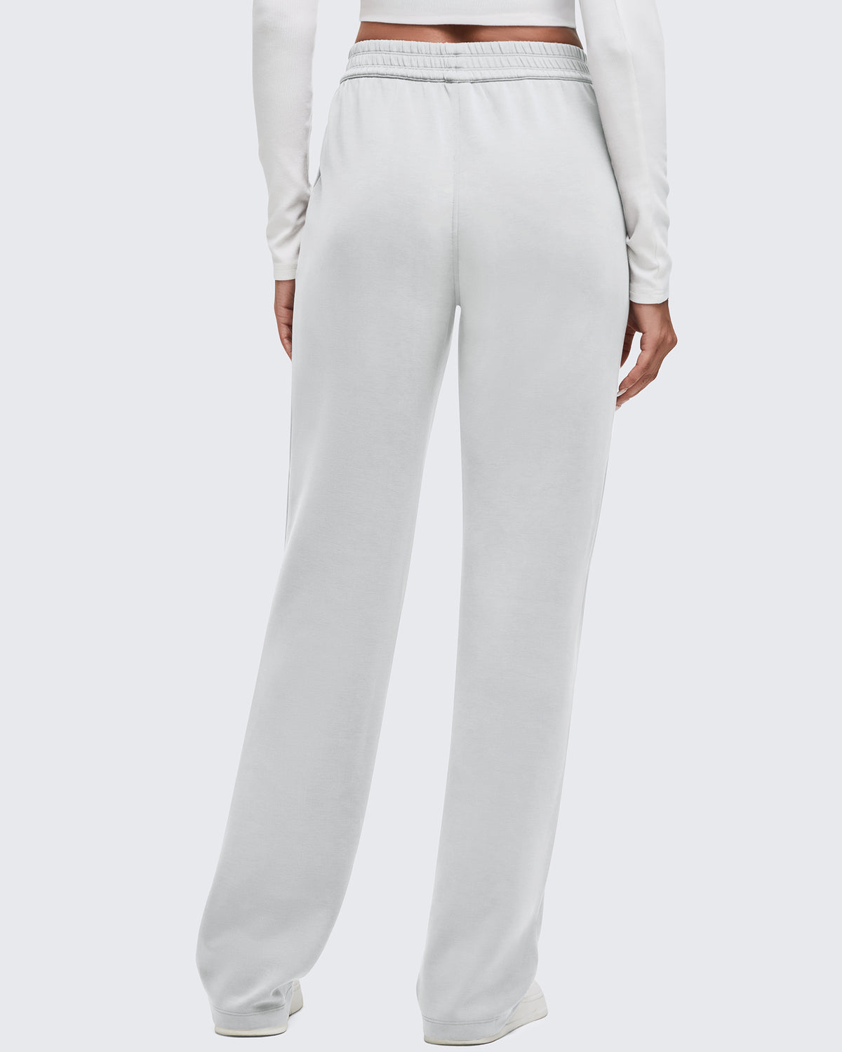 G4Free - Smoofit Elastic-Waist Wide Leg Sweatpants Petite -GF25J509AA-S